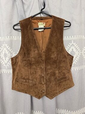 Women’s Vintage L.L. Bean Suede Vest